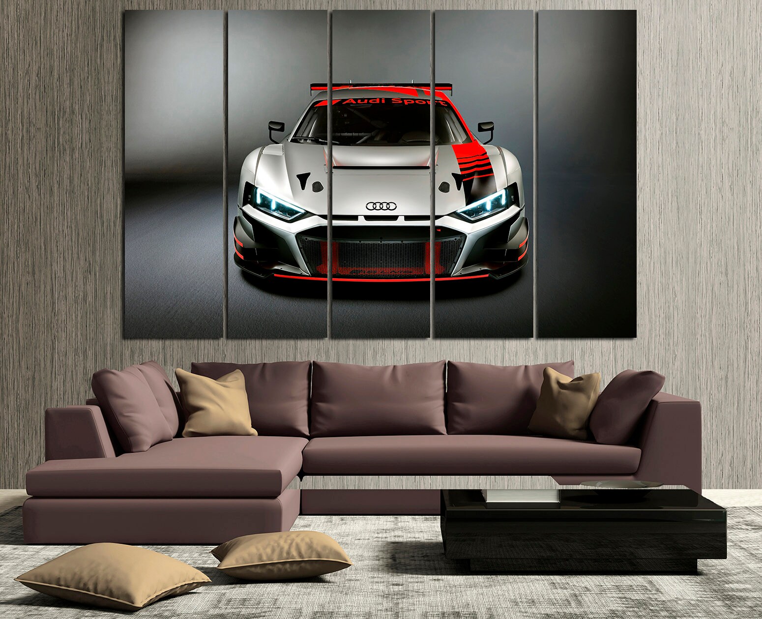 1 Piece R8 Le Mans Car Wall Art Decor Sport Car Themed Painting Race Car Canvas Picture Print Poster For Showroom Art Collectibles Giclee Runnindovetackandmore Com