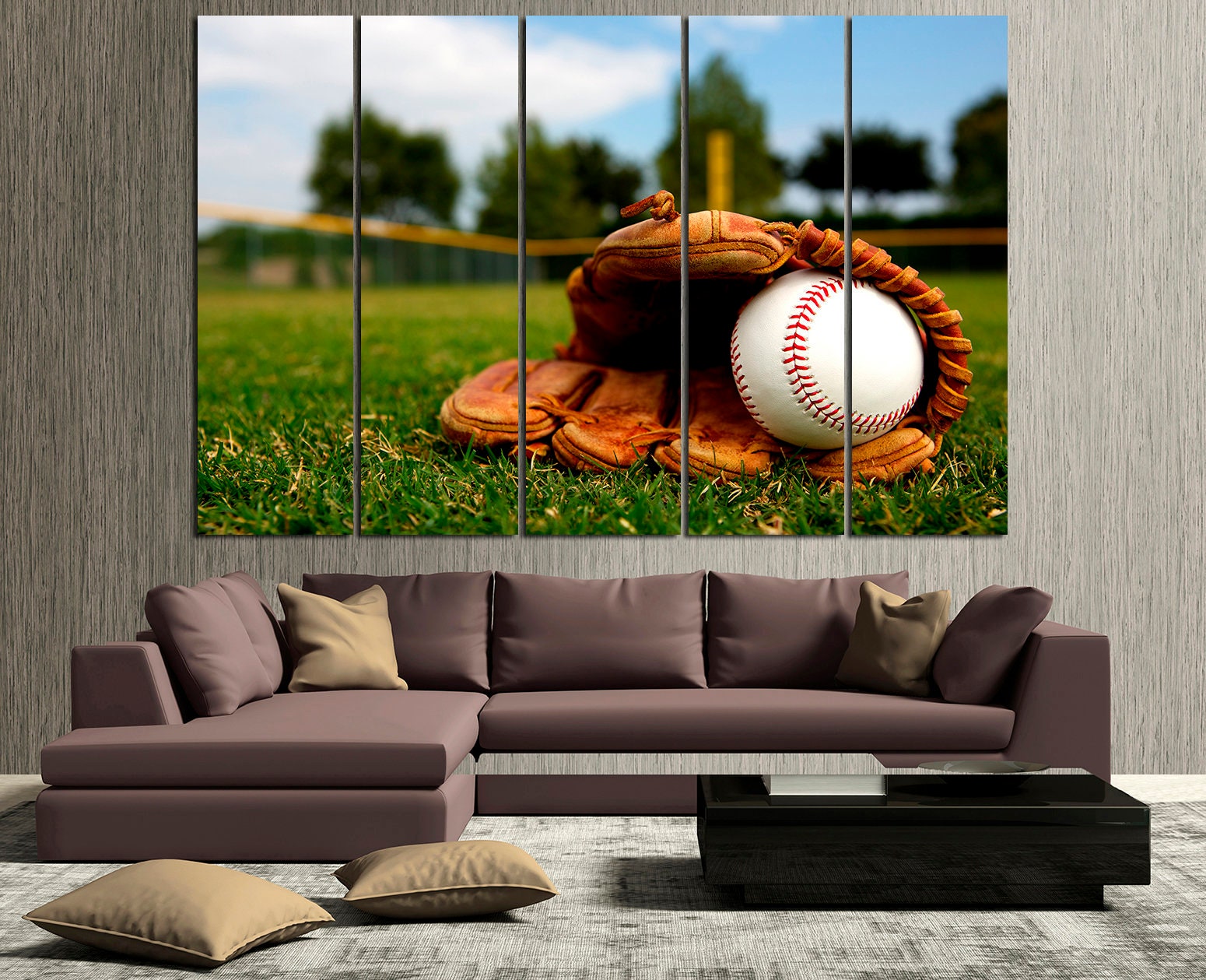 Baseball Wall Art Baseball Canvas Print Vintage Baseball Etsy