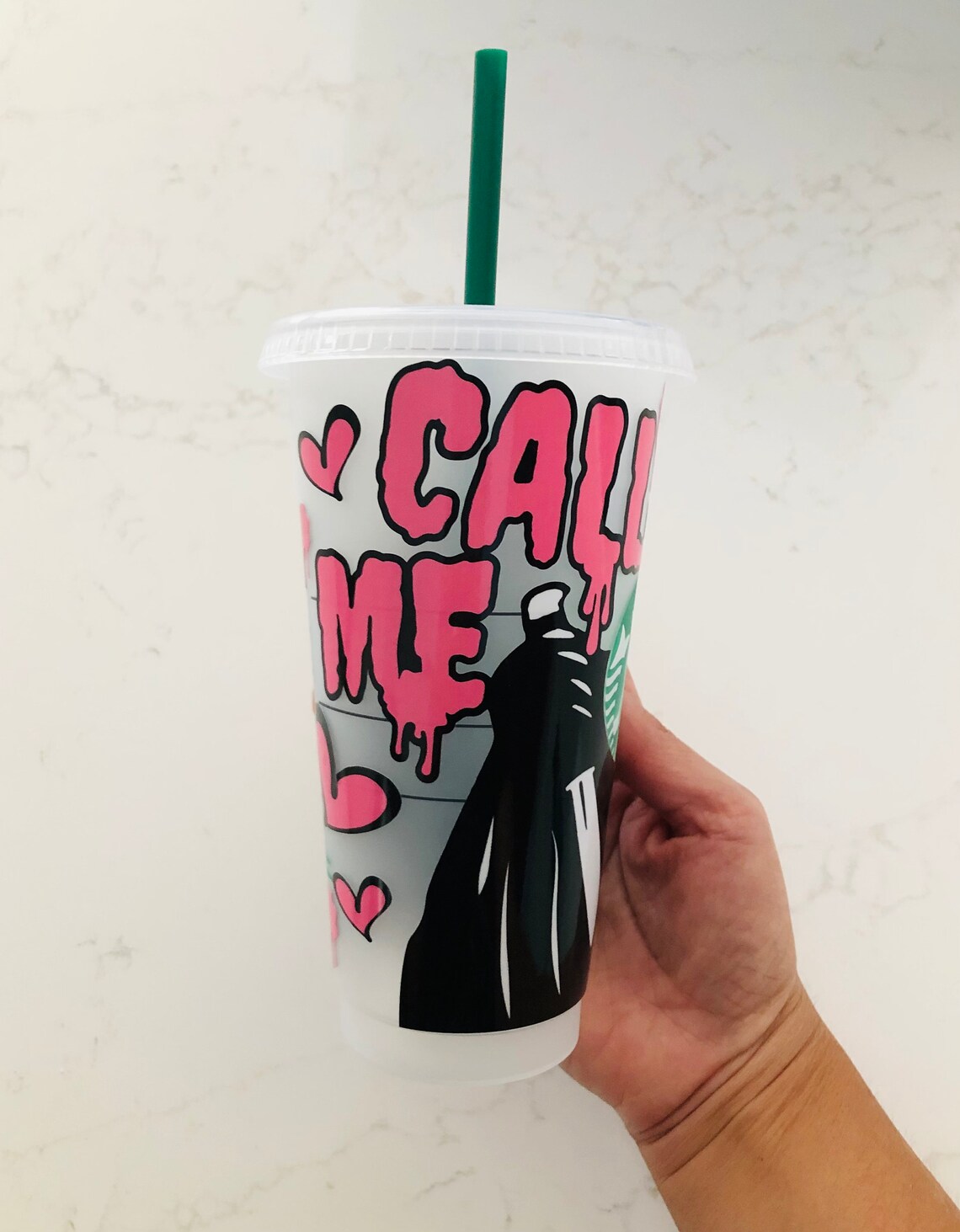 Ghostface Starbucks Cup Ghostface 24oz Cup Scream Cup Etsy