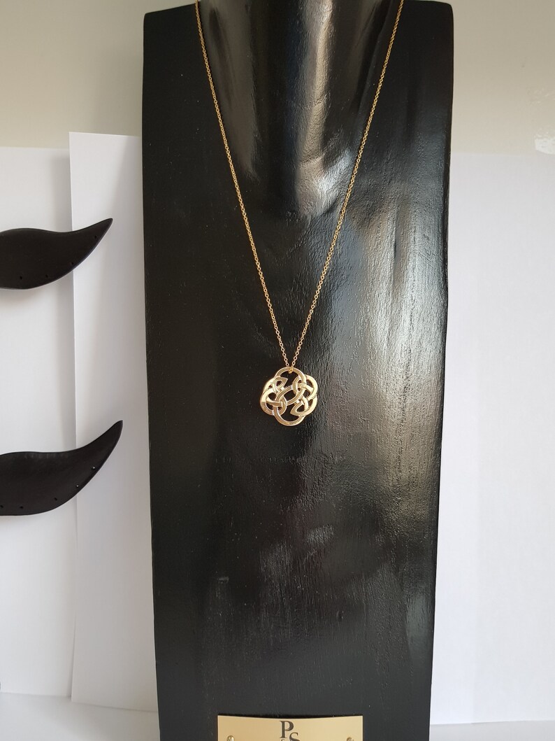 gold-plated jewellery Gold-plated pendant 750000 warranty-Women/'s jewellery