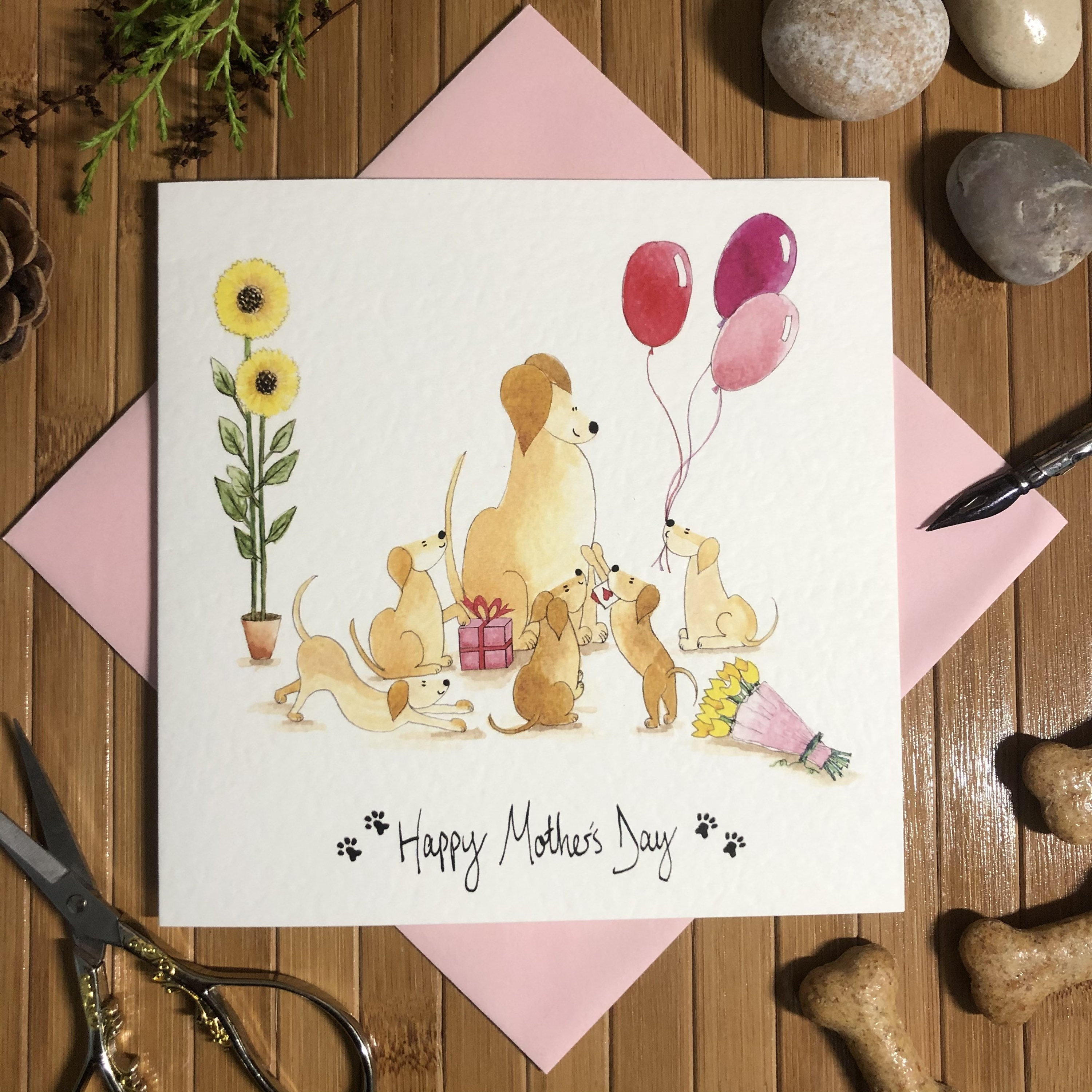 Muttertag Hund Karte Hund Karte Labrador Karte Hund | Etsy