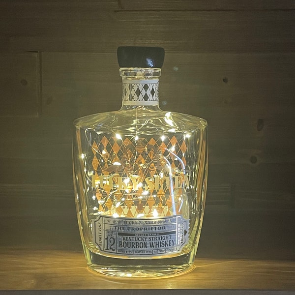 Whiskey Bottle Light - Lucky 7 the Proprieter