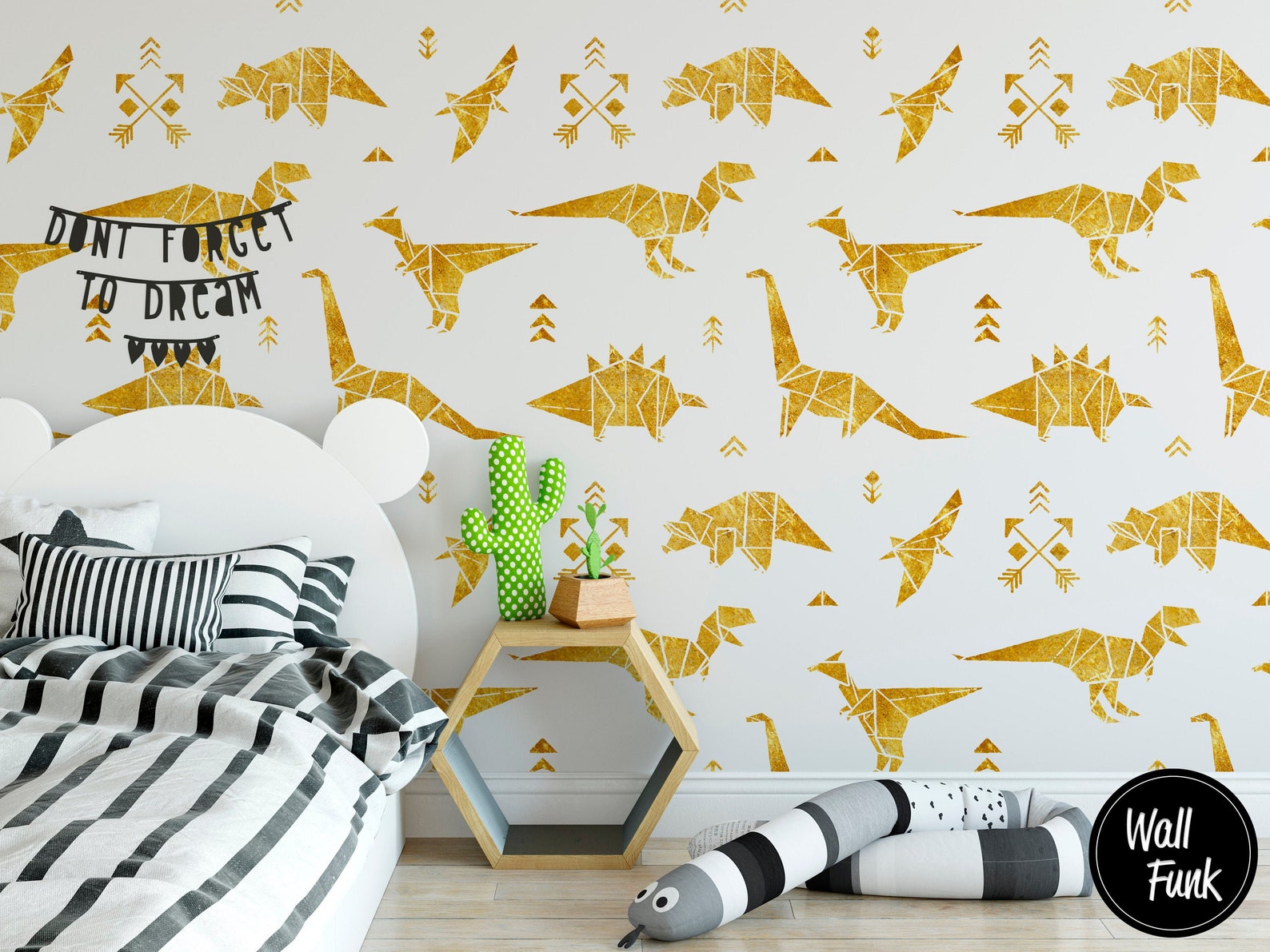 Dinosaur Nursery Wallpaper Dinosaur Removable Nursery - Etsy