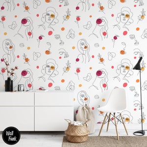 Abstract Removable Wallpaper Abstract Wallpaper Modern - Etsy