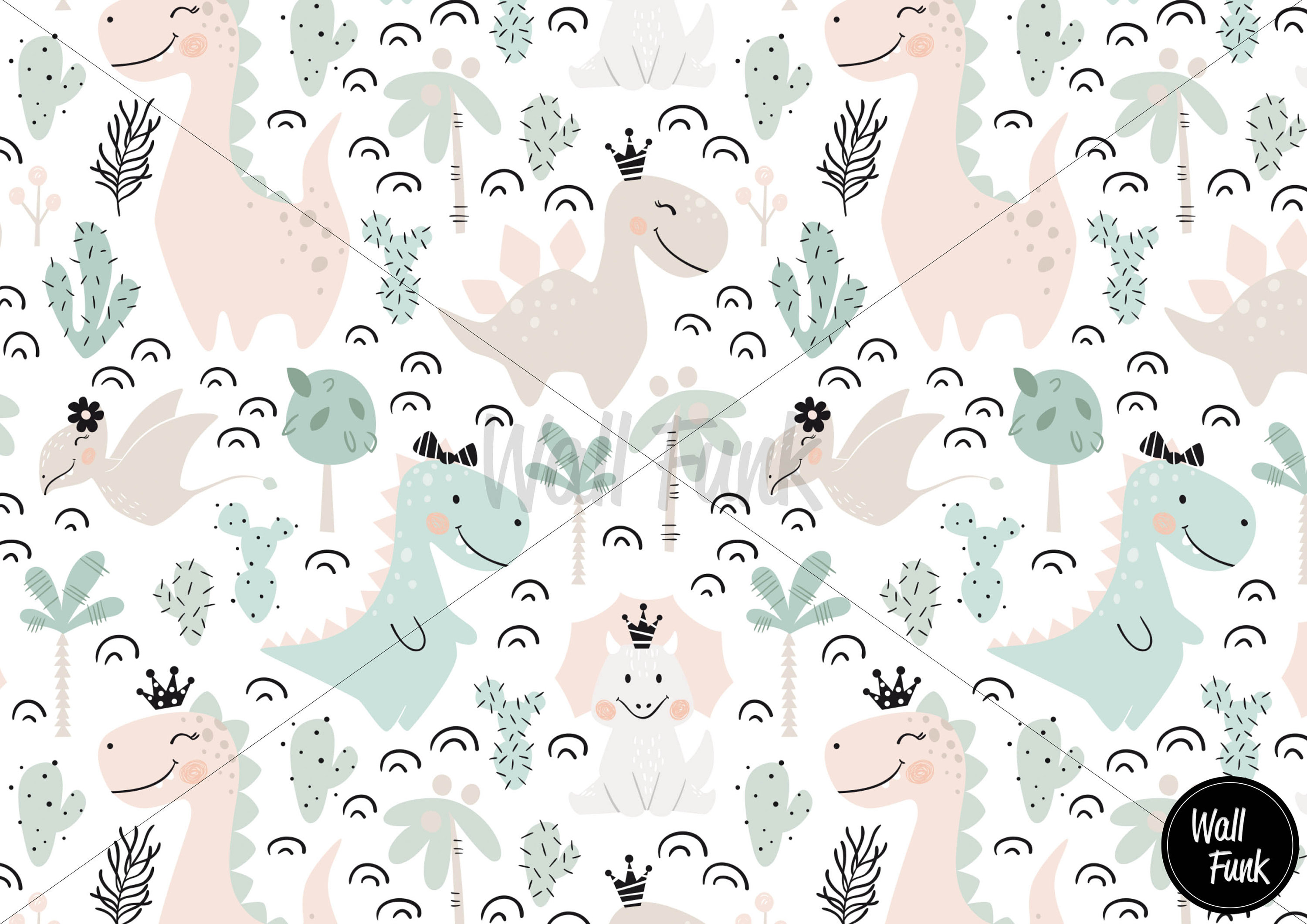 Dinosaur Wallpaper Removable Dinosaur Nursery Wallpaper Etsy UK