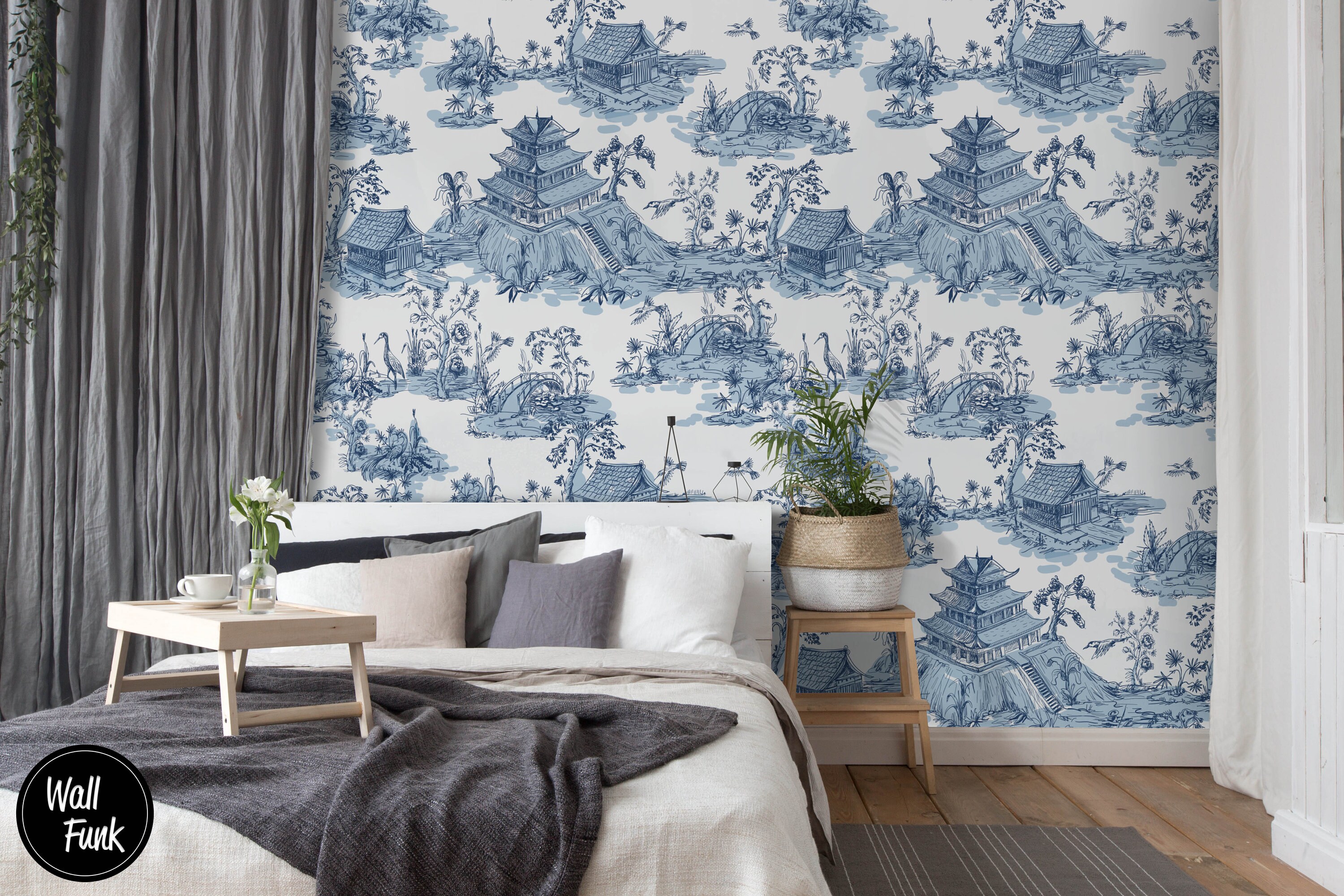 Removable Wallpaper Made With Recycled Paper Easy to Install Etsy UK
