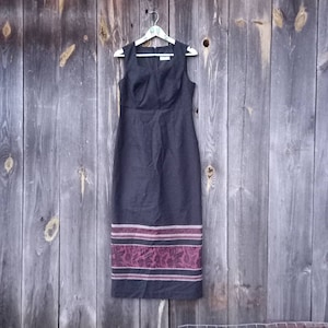 Black dresses womens Dirndl Vintage Trachten dress National Folk Clothing Bavarian festival Octoberfest Costume Austrian Rustic Sundress S
