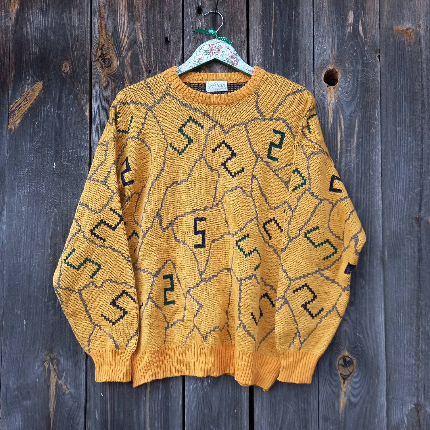 【深水光太着用】90s vintage blacks éponge Knit lg3x