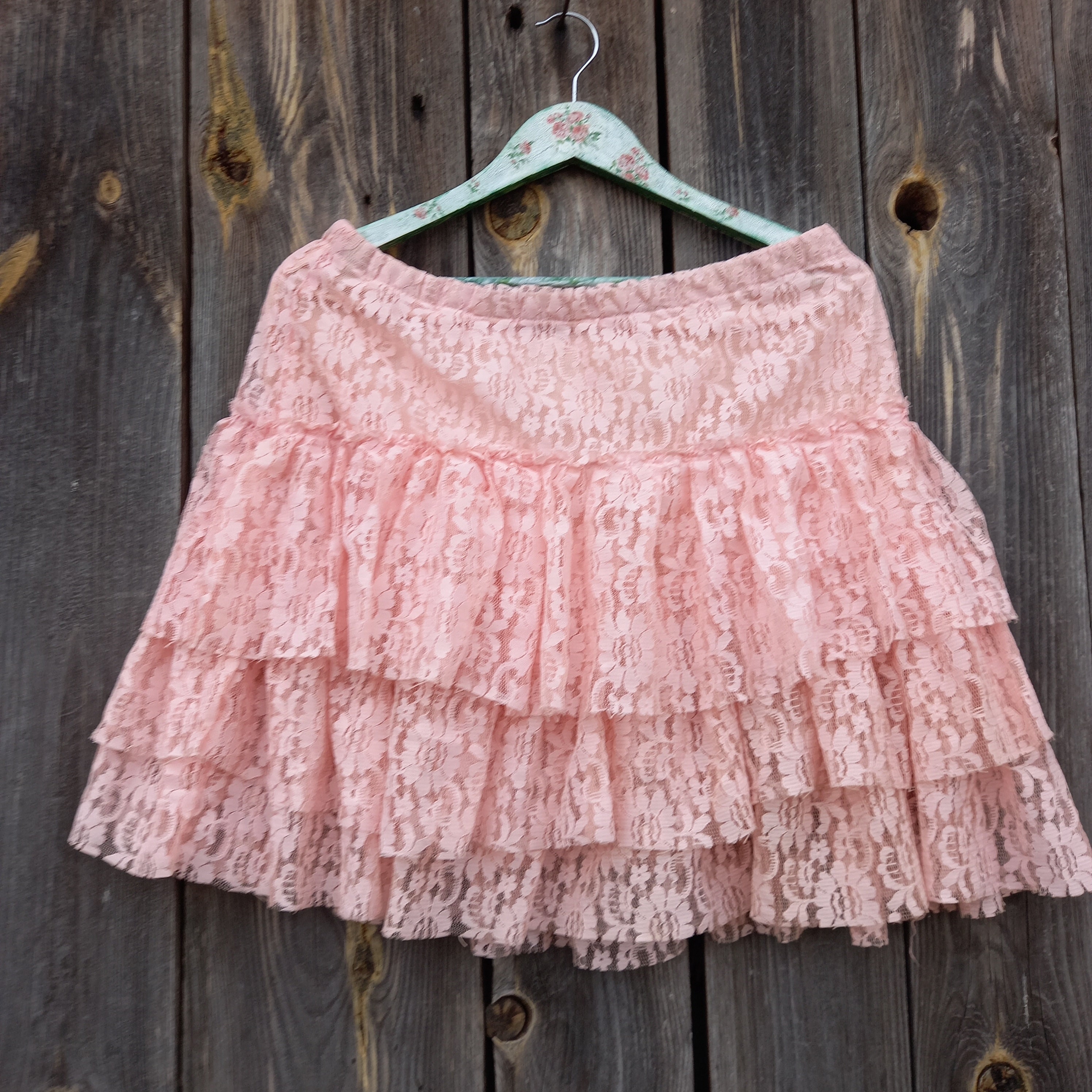 25年　Ameri VINTAGE MIX PINK SHAGGY SKIRT セール】MIX PINK SHAGGY SKIRT（スカート）｜Ameri（アメリ）の