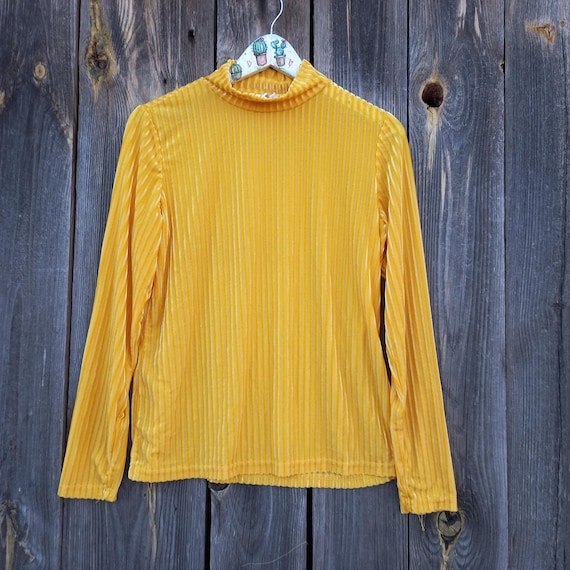 Oversize Pullover Damen Gelb Gestreifter Pullover 00er Gelber