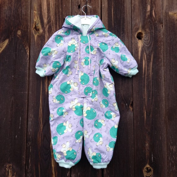 Jumpsuit For baby 90s Vintage insulated overalls … - image 1