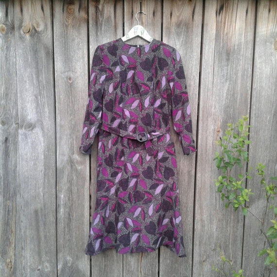 Vestidos vintage de los años 80 para mujer Estampado de hojas - Etsy España Vestidos vintage de los años 80 para mujer Estampado de hojas - Etsy España