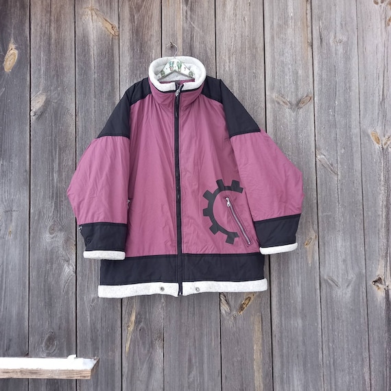 90s Purple Jacket Men or Women 1990s Vintage Winter Sports Unisex