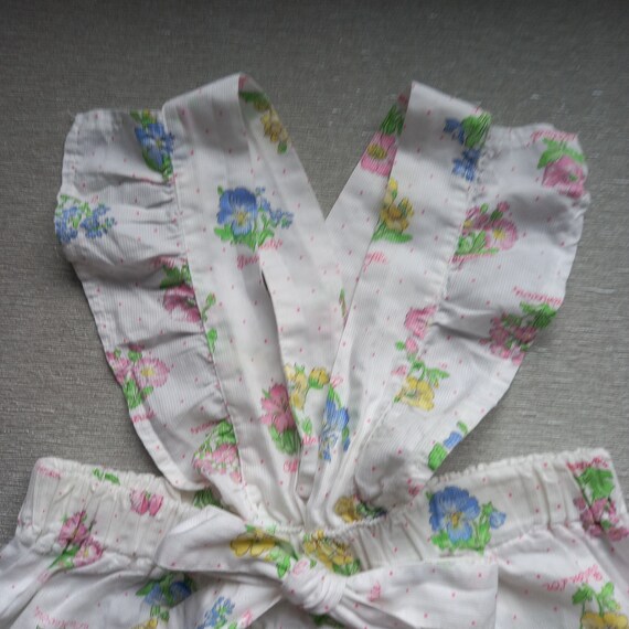 80s Jumpsuit For baby 90s Romper baby girl Vintag… - image 5