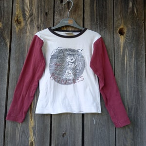 90s White sweater girl 00s Funny Sweatshirt girls Y2K Vintage Long sleeve T-shirt baby kids 134 8 9 Years Colorblok Clothing children's