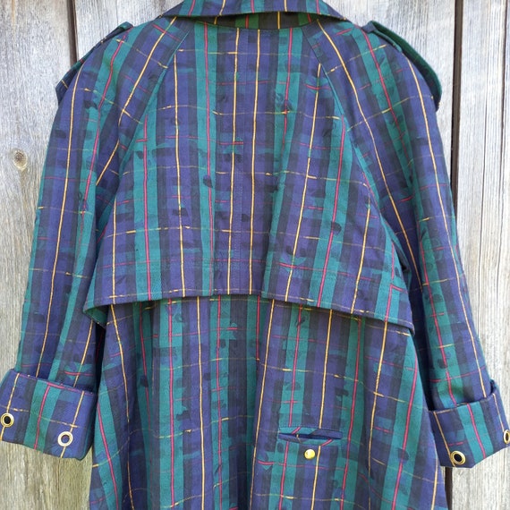 Raincoat Vintage trench coat Women English Coat F… - image 8
