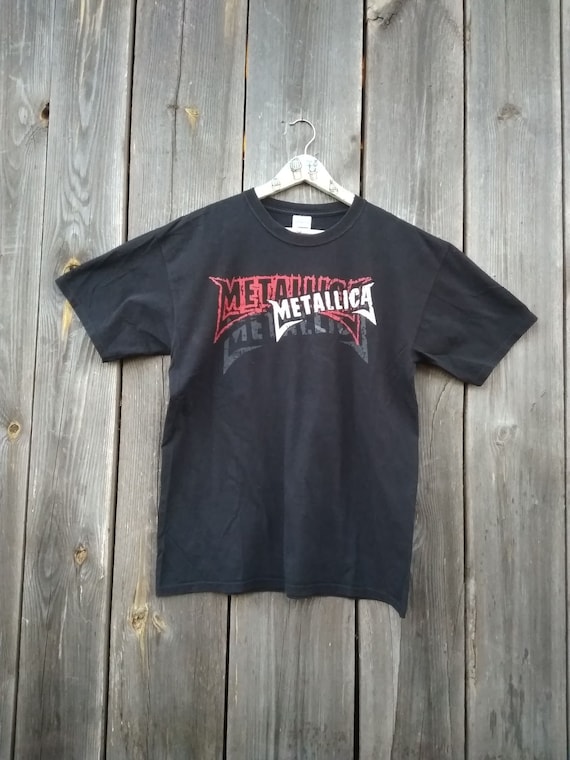 Vintage T Shirt Metal Rock T-shirt Size M Shirt Mens Medium Black
