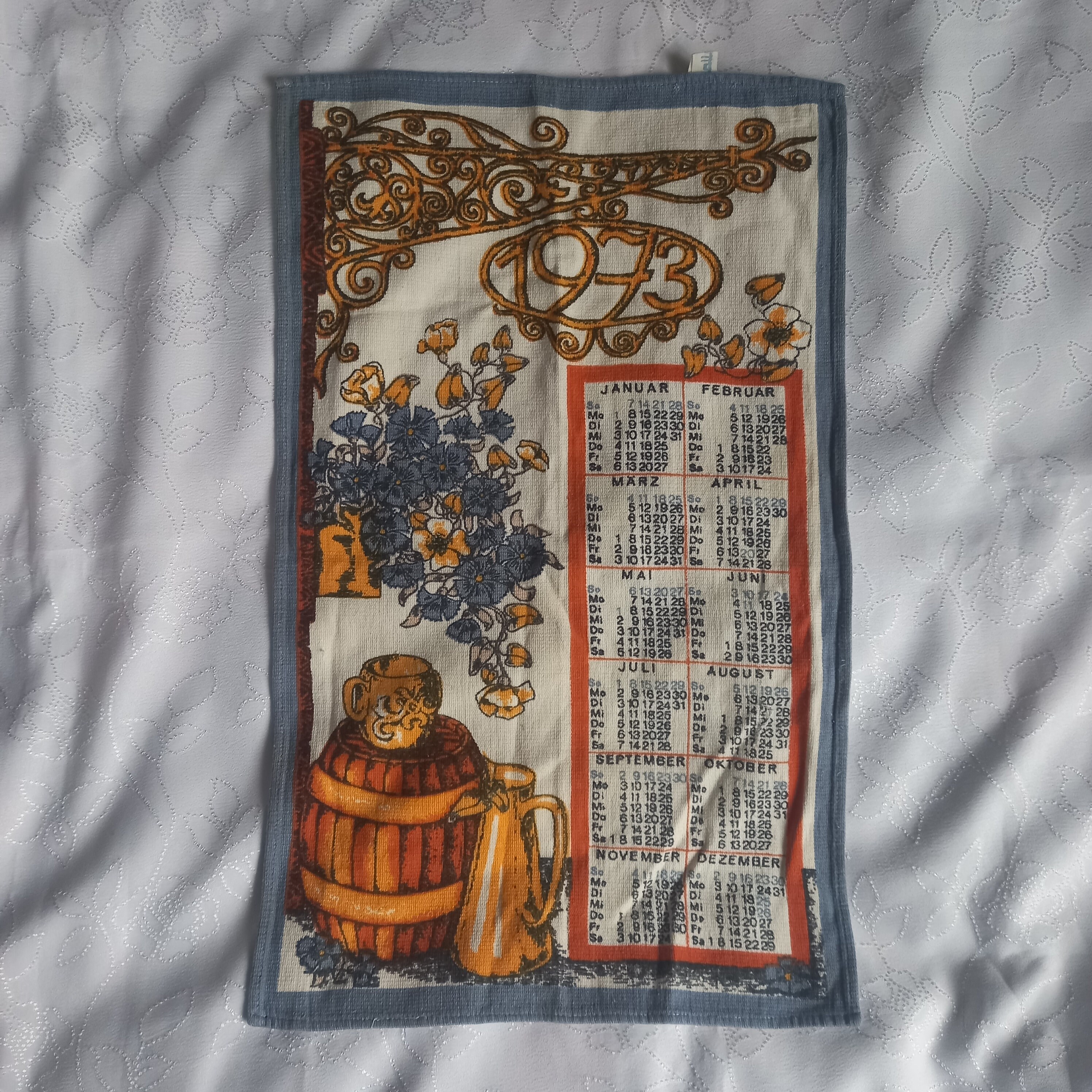 Torchon calendrier de 1967 ⋆ La Fouine Chine