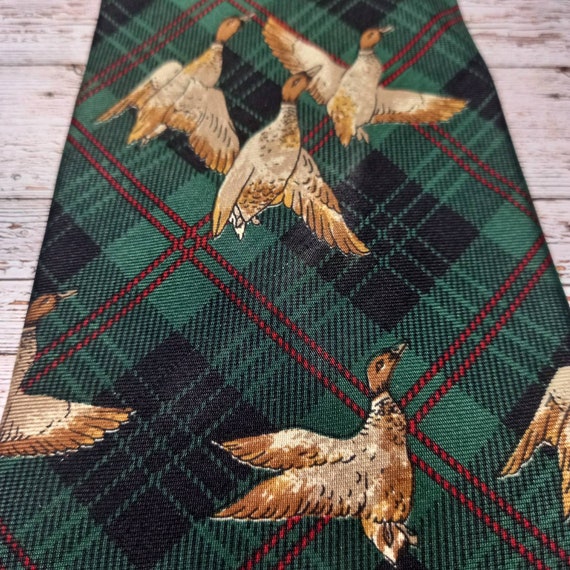 Green Ducks tie for men Vintage Accessories mens … - image 6