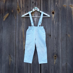 80s Jumpsuit For baby boy Romper baby girl 90s Vintage Striped overalls Children Size 92 Costume Kids Retro clothes 2T 3T Coveralls clothing