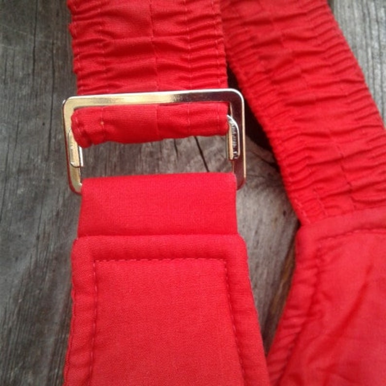 Red Vintage Ski Bibs Overalls Snowboard Men Skiing Pants Snow Etsy