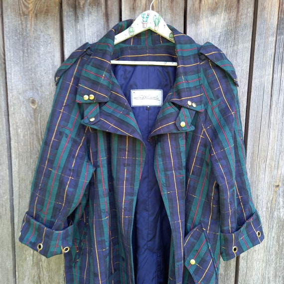 Raincoat Vintage trench coat Women English Coat F… - image 2