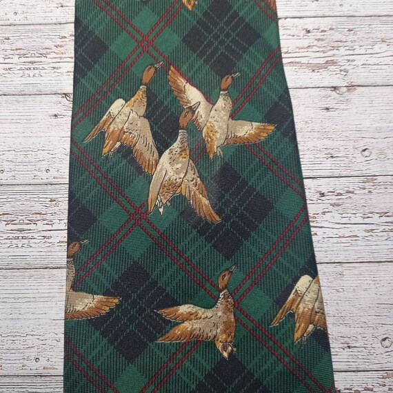 Green Ducks tie for men Vintage Accessories mens … - image 7