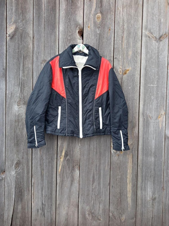 70s Sports Jackets Vintage Sportswear Clothing Men Women's Black Red Track  Zip up Jacket Multicolor Clothes Windbreaker Top Made in Poland L -   Canada