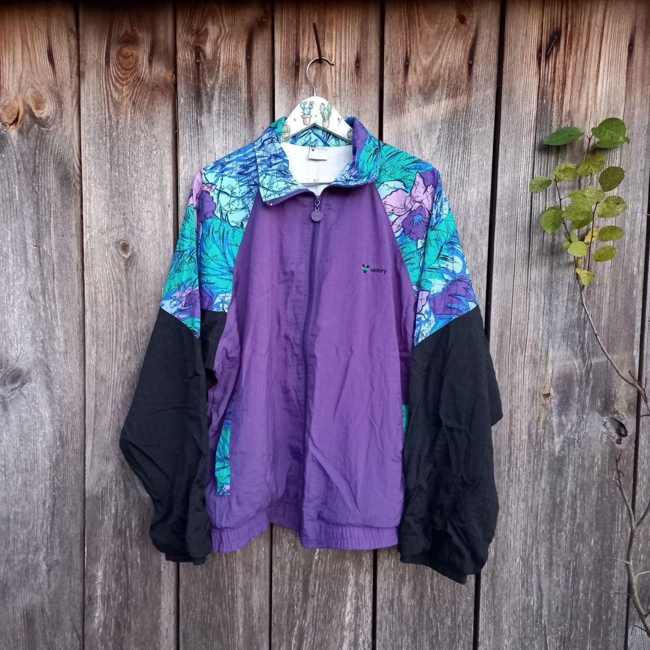 Vintage Windbreaker Womens 90s Purple Sport Clothing Unisex Vintage Windbreaker Womens 90s Purple Sport Clothing Unisex