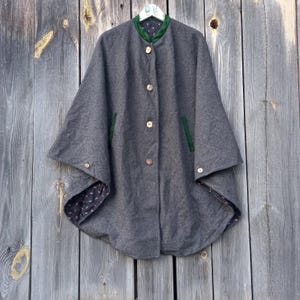 Loden Poncho - Etsy