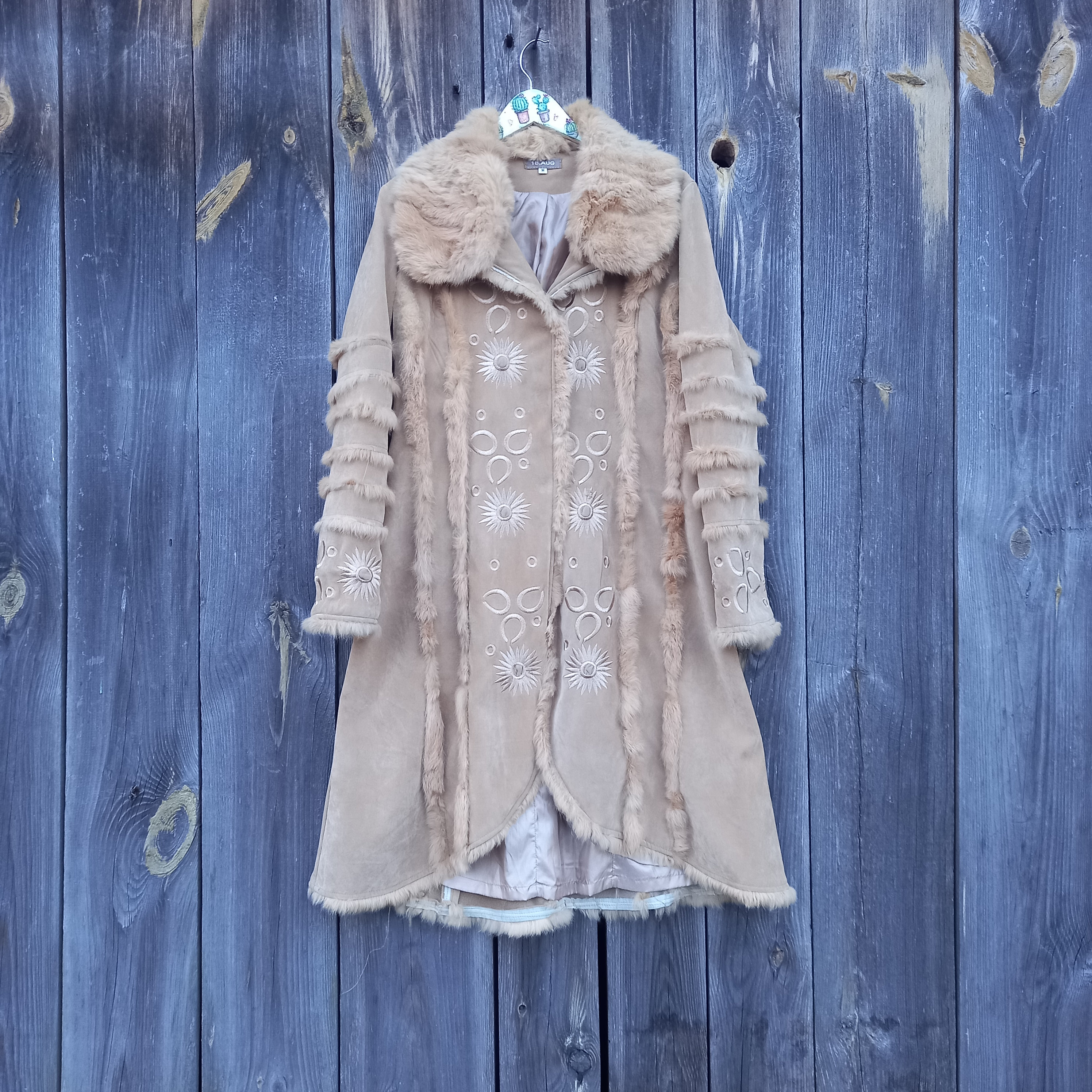 Y2k faux fur jacket - Etsy Polska