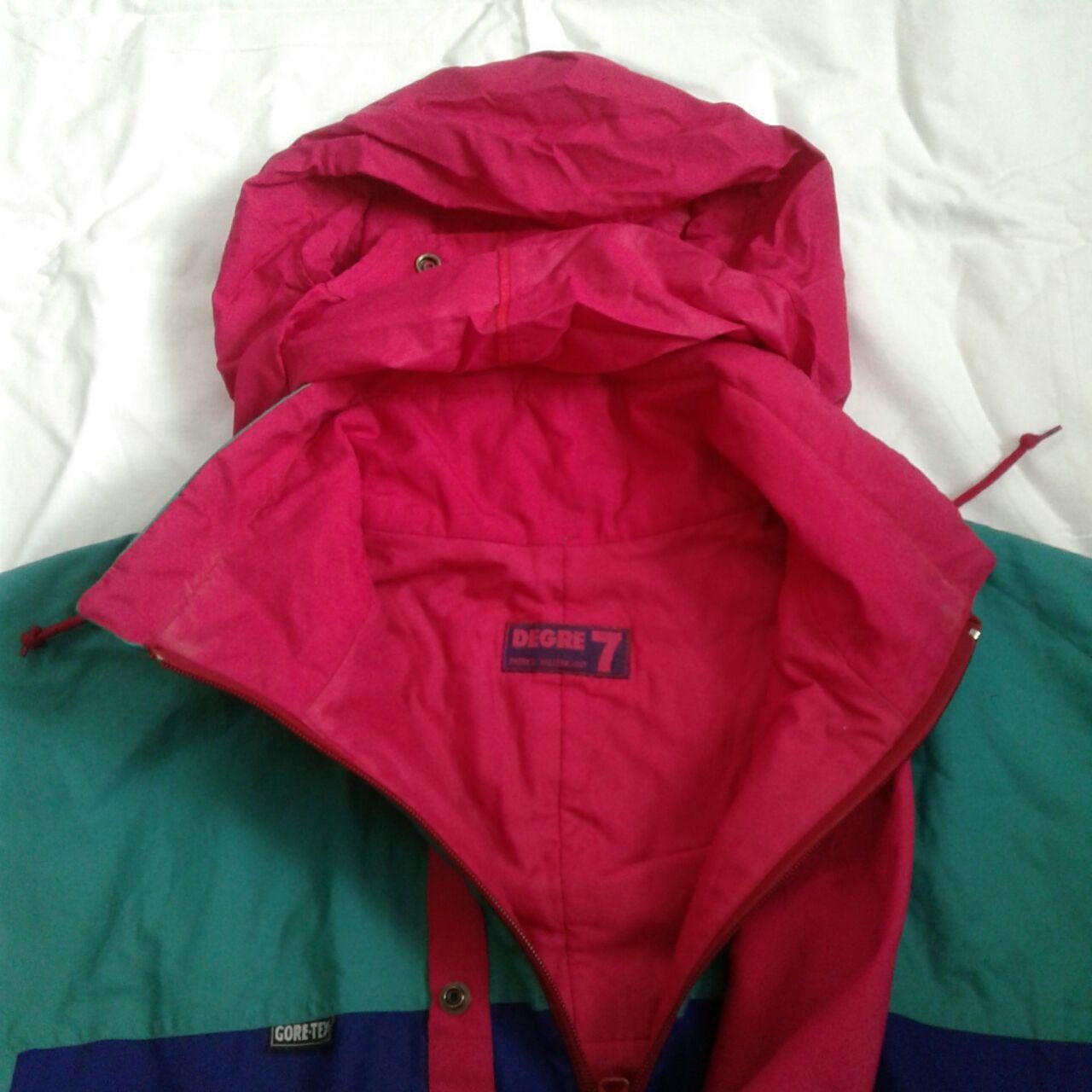 80s Vintage ski overalls Degre 7 Snowboard jacket Snow suit Etsy