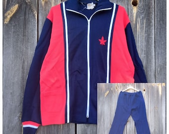Vintage 90s Y2K Windbreaker Jacket – Navy Blue, Teal Stripe Zip up