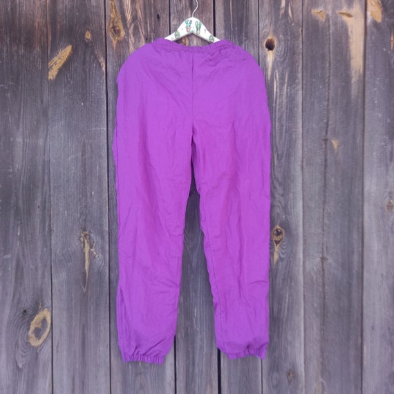90s Vintage Windbreaker sport pants Womens jogger… - image 1