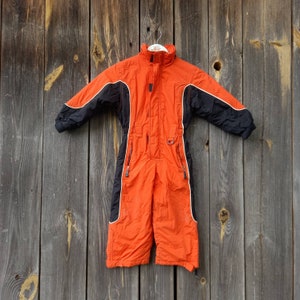 No hood 104 Vintage ski overalls Children Snowboard Boy Snow suit Girl bib Costume Snow skiing pants Retro clothes Sport Winter clothing