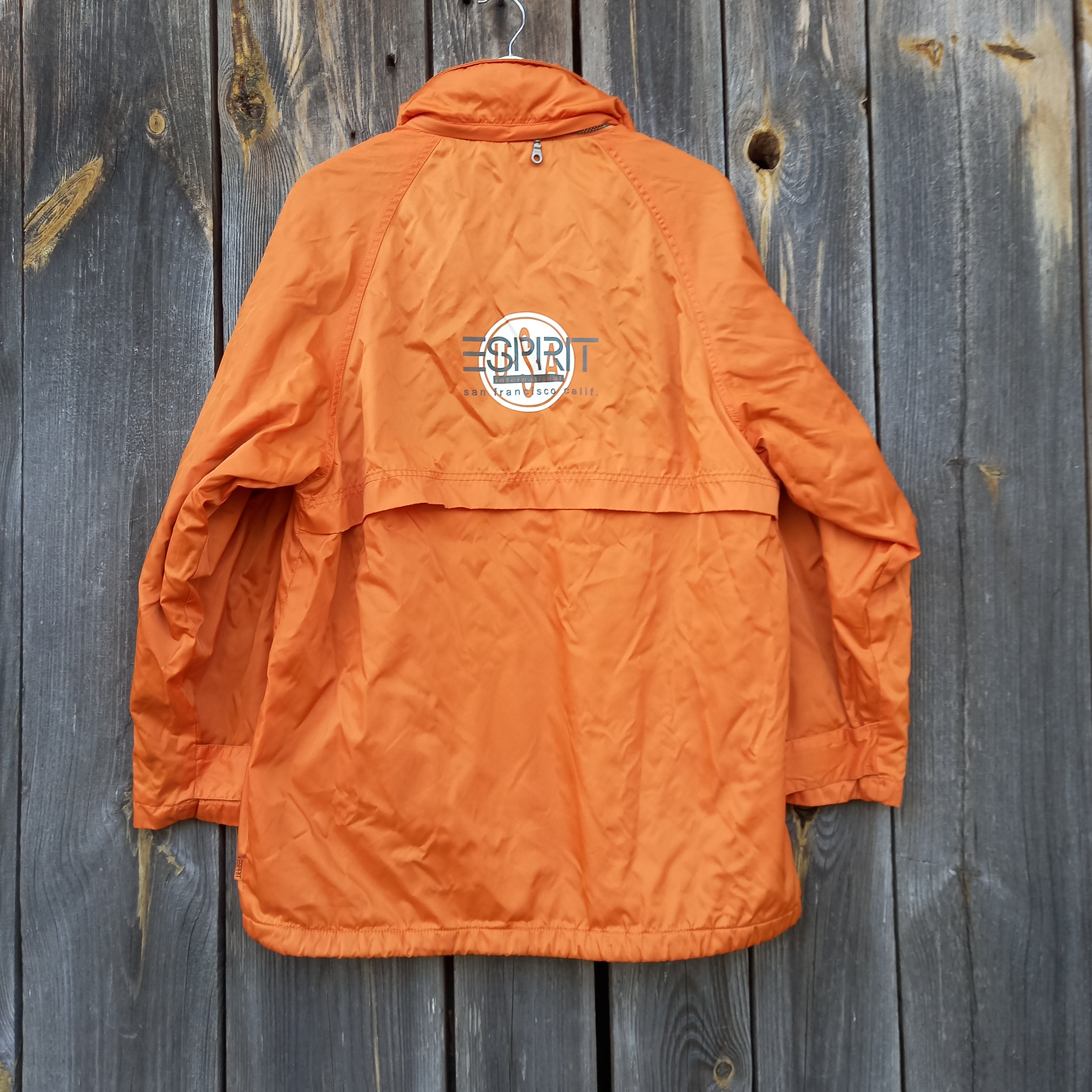 90s Orange Jacket for Men Women ESPRIT Sports 1990s Vintage