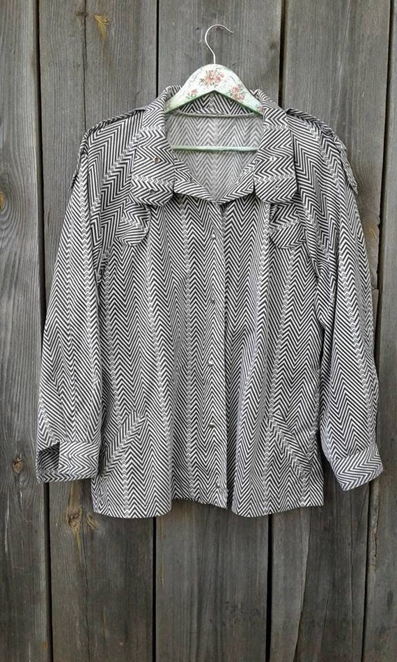 vintage plus size sequin jacket