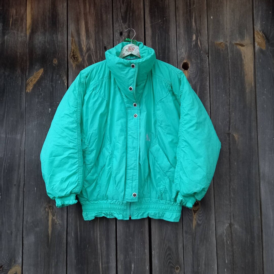 Vintage Luhta Windbreaker Jacke: Grüne Finnland Sportjacke Österreich