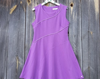 00s Purple dresses for women Made in Italy Vintage Dress Party Sexy Y2K Retro clothes Wedding Mini Dress womens clothing Party Size L Xl