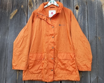 古着 90s〜SCOOP SPIRITS stadium jacket(M) Women's Vintage 90s Bold Spirit Color Block Windbreaker
