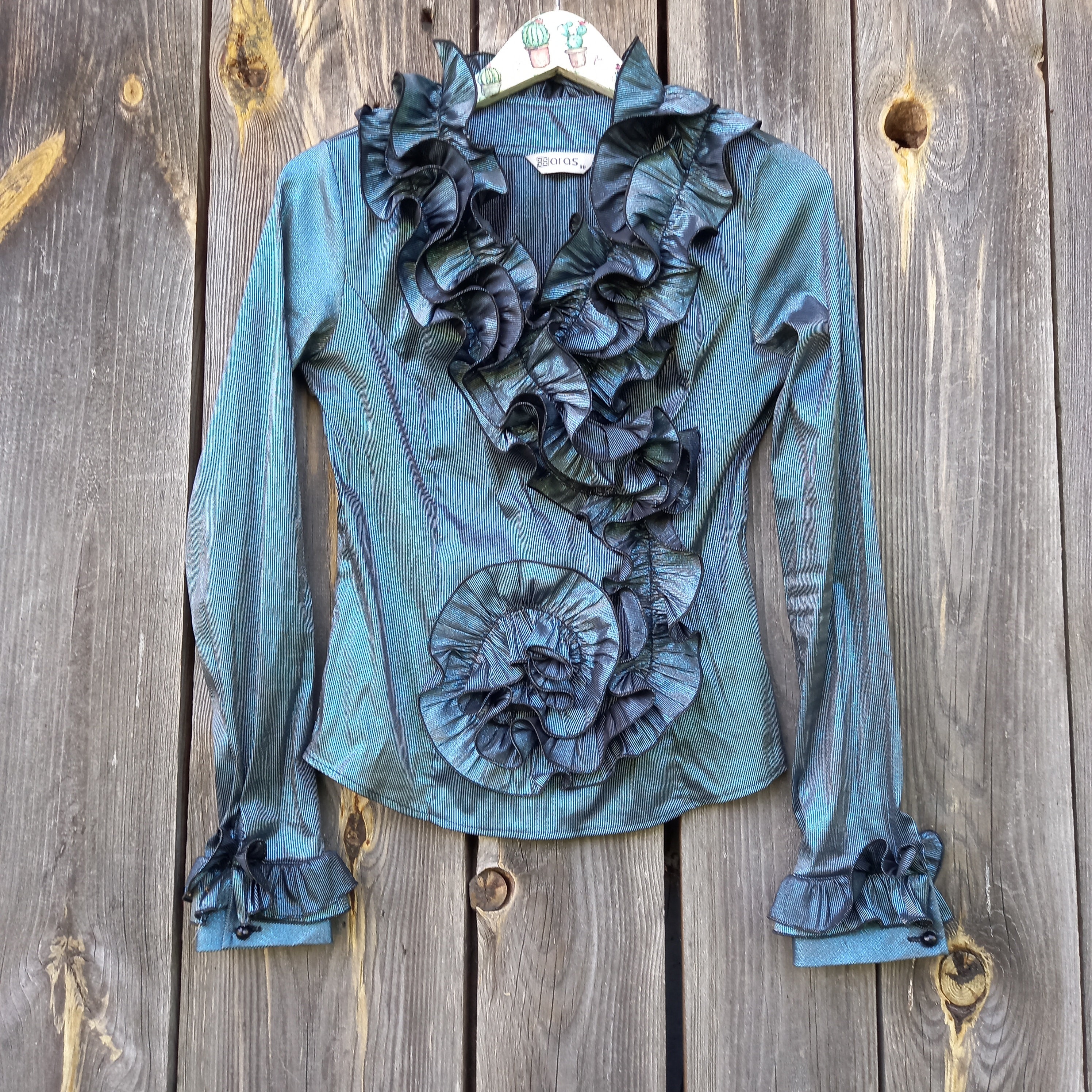 トップス andmary Kitty frill blouse ANDMARY】Kitty frill blouse