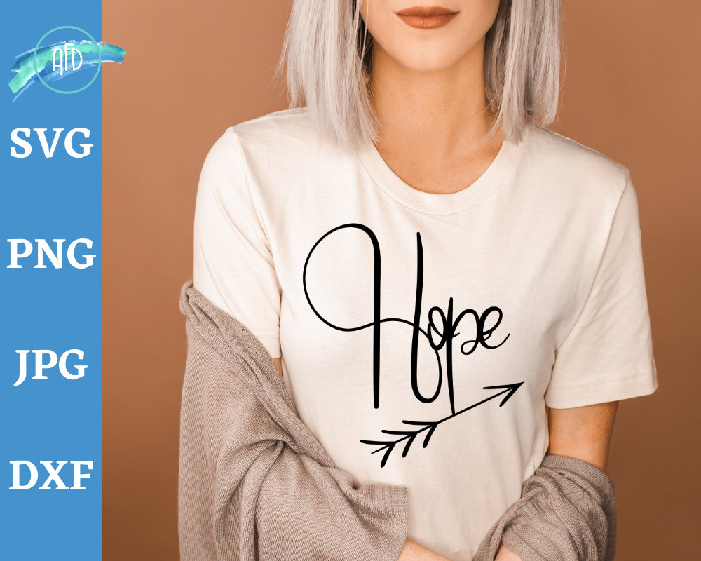 Download Hope Svg Hope Arrow Svg Hope Cursive Svg Hope Quote Hope Etsy