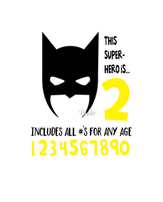 Download Little Boy Birthday Batman Svg Png Jpg Superhero Svg Superhero Etsy