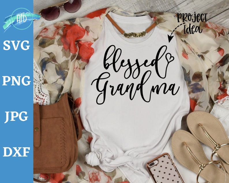 Blessed Grandma svg Mother's day svg Grandparent's | Etsy