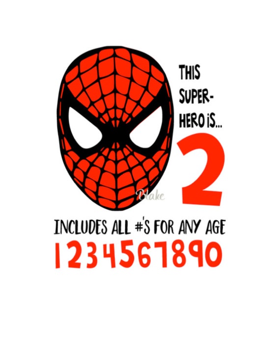 Free Free 238 Spiderman Birthday Svg Free SVG PNG EPS DXF File