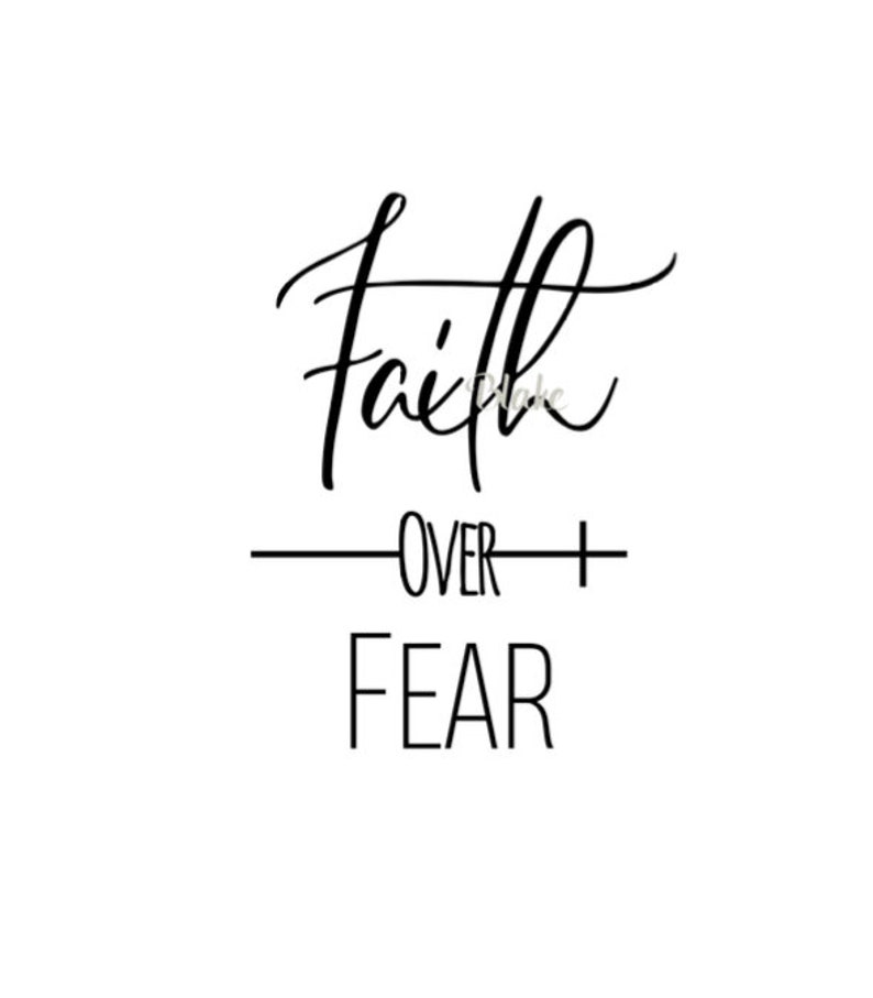 Download Faith over fear svg cut file Christian svg file faith | Etsy
