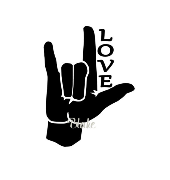 sign language i love you symbol