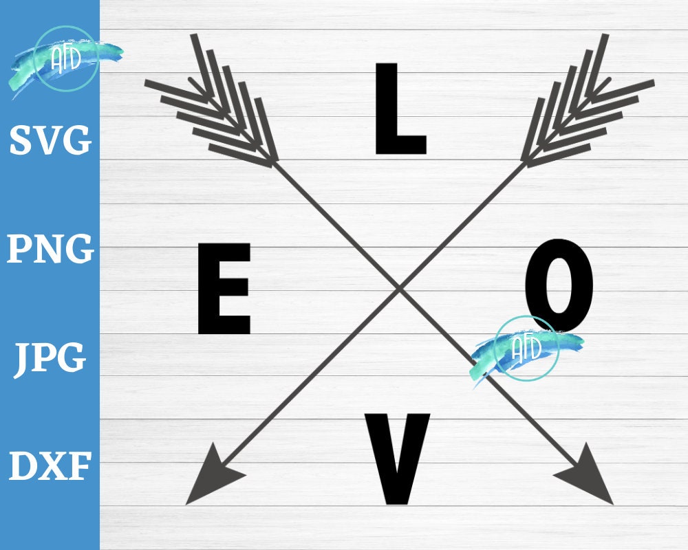 Download Love Svg Love Arrows Svg Love Sign Love Decor Arrow Svg Etsy