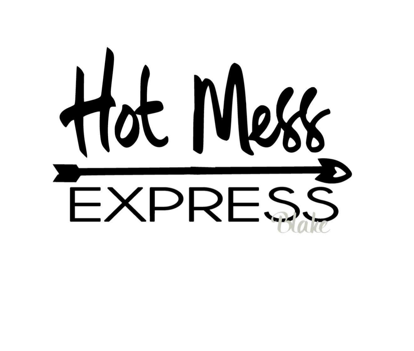 Hot Mess EXPRESS svg for tshirt mug silhouette cameo cricut Etsy