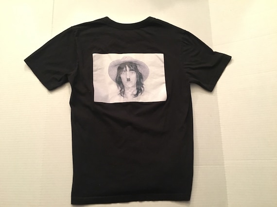 Patti Smith black cotton t shirt novelty funny mus